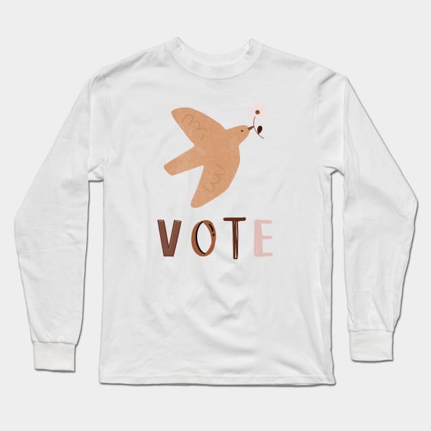 Vote 2020 Election Long Sleeve T-Shirt by byaskcmn